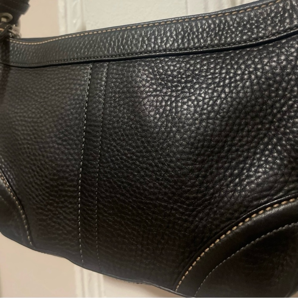 Coach Vintage Shoulder Black Leather Bag - Picture 3 of 10